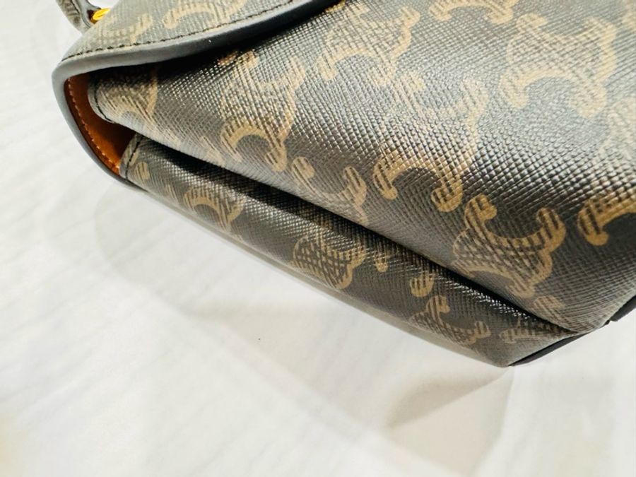 全新Celine 凱旋門老花 Teen Nino 包-5