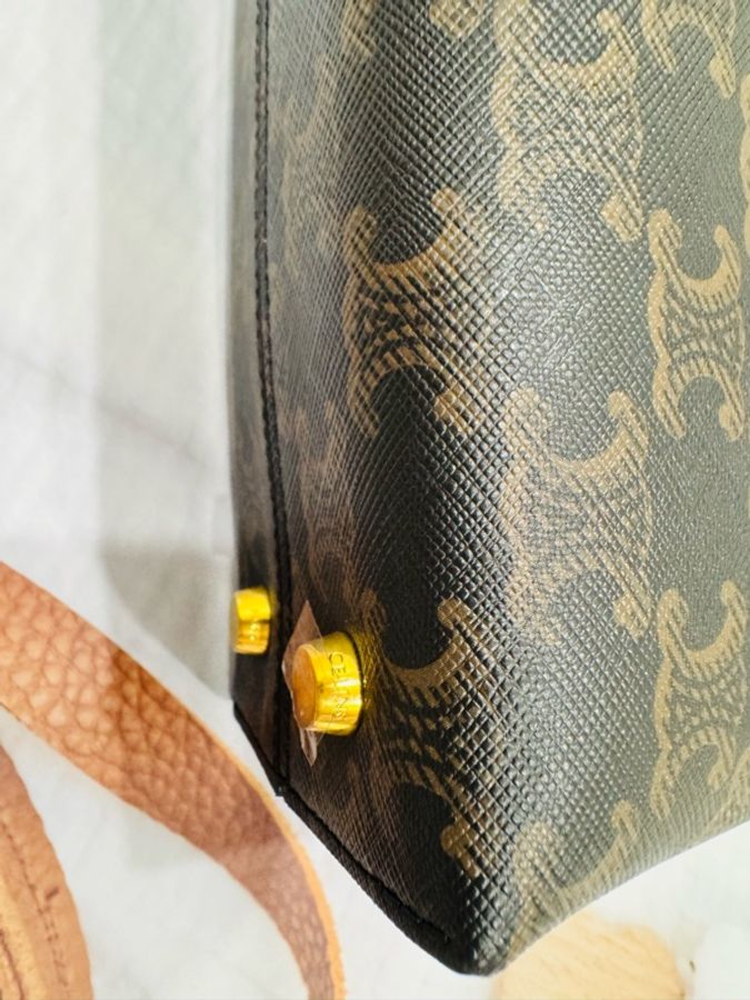 全新Celine 凱旋門老花 Teen Nino 包-9