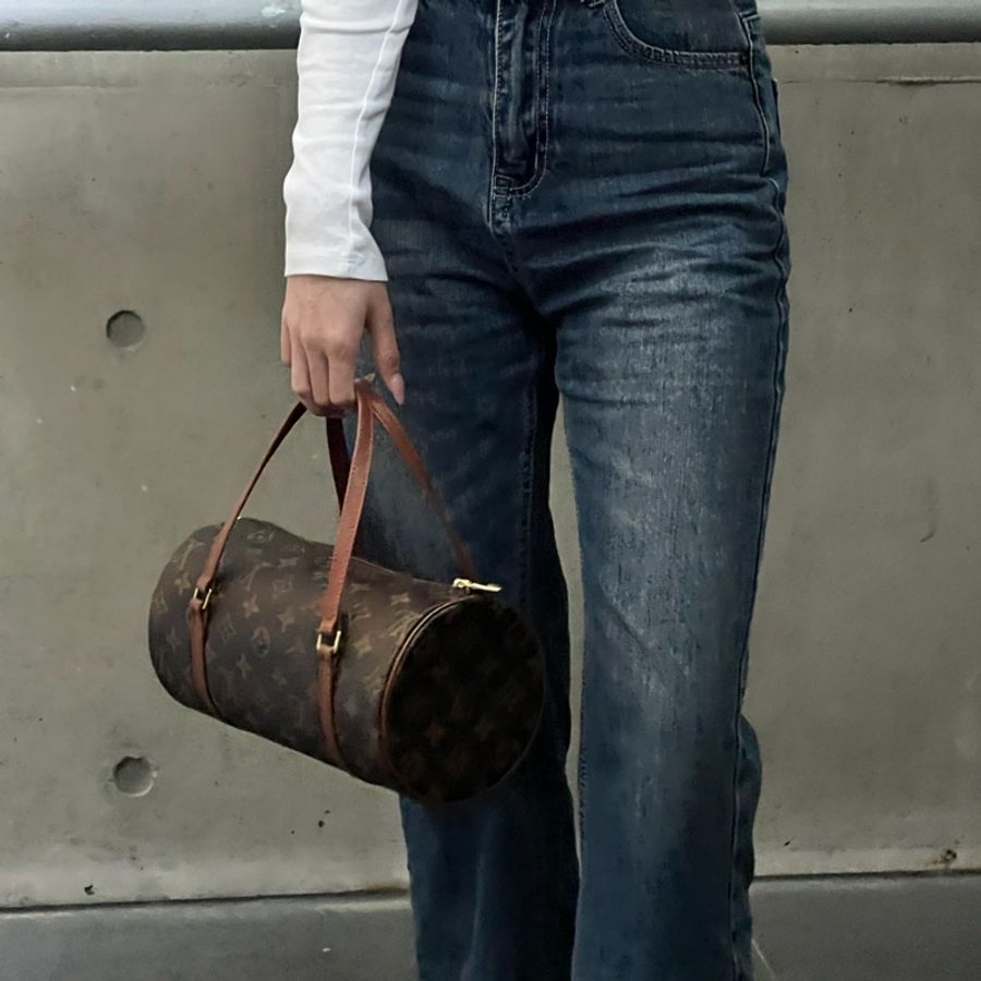 #極新 Louis Vuitton Papillon 巴比龍26圓筒包-2