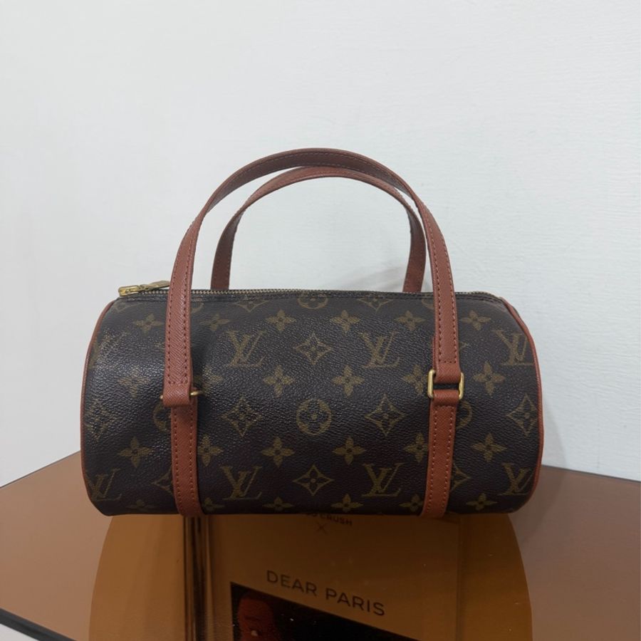 #極新 Louis Vuitton Papillon 巴比龍26圓筒包-3