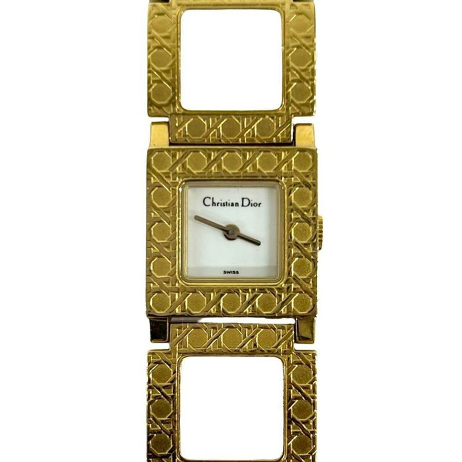 Christian Dior La Parisienne GP 石英腕錶 金 38450-3