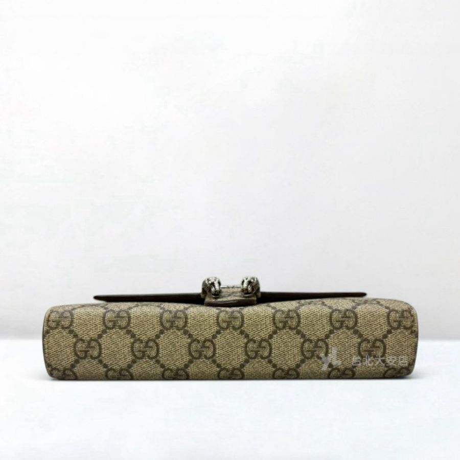 A13323-GUCCI Dionysus 老花復古銀釦下蓋woc鏈包401231-4
