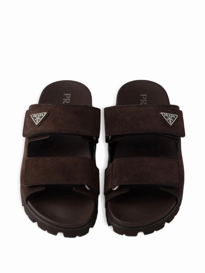 Prada 男士 徽標拖鞋UK-5 UK-6 UK-6.5 UK-7 UK-7.5 UK-8 UK-8.5 UK-9 UK-9.5 UK-10 UK-11碼-1