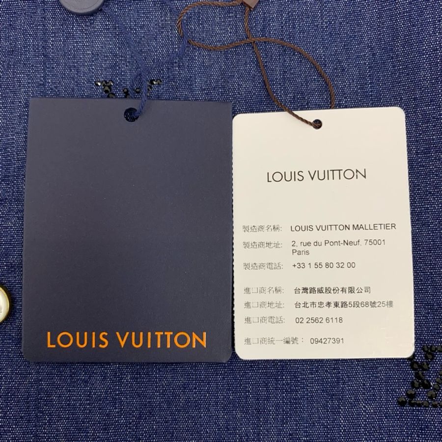 Louis Vuitton 25款 深蓝色长袖衬衫 L码 全新带吊牌-7