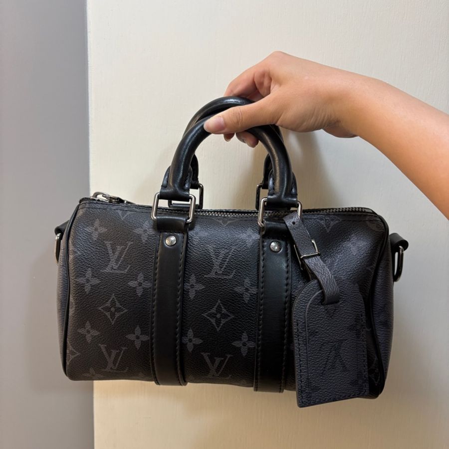 🔥男生熱門款Lv 🕶️黑老花keepall25-0