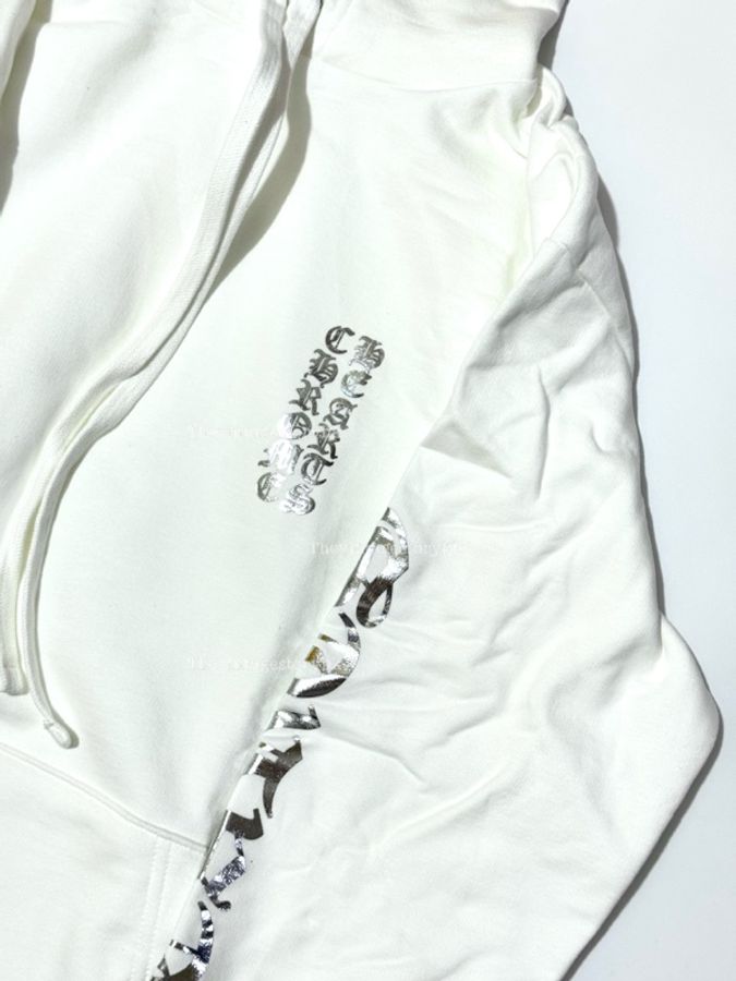Chrome Hearts White Foil hoodie 🤍🩶-2