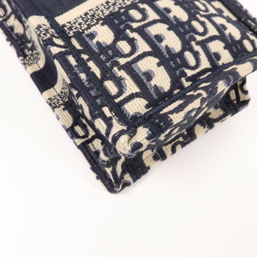 Dior 帆布Book Tote Mini金扣手挽肩背兩用袋-12