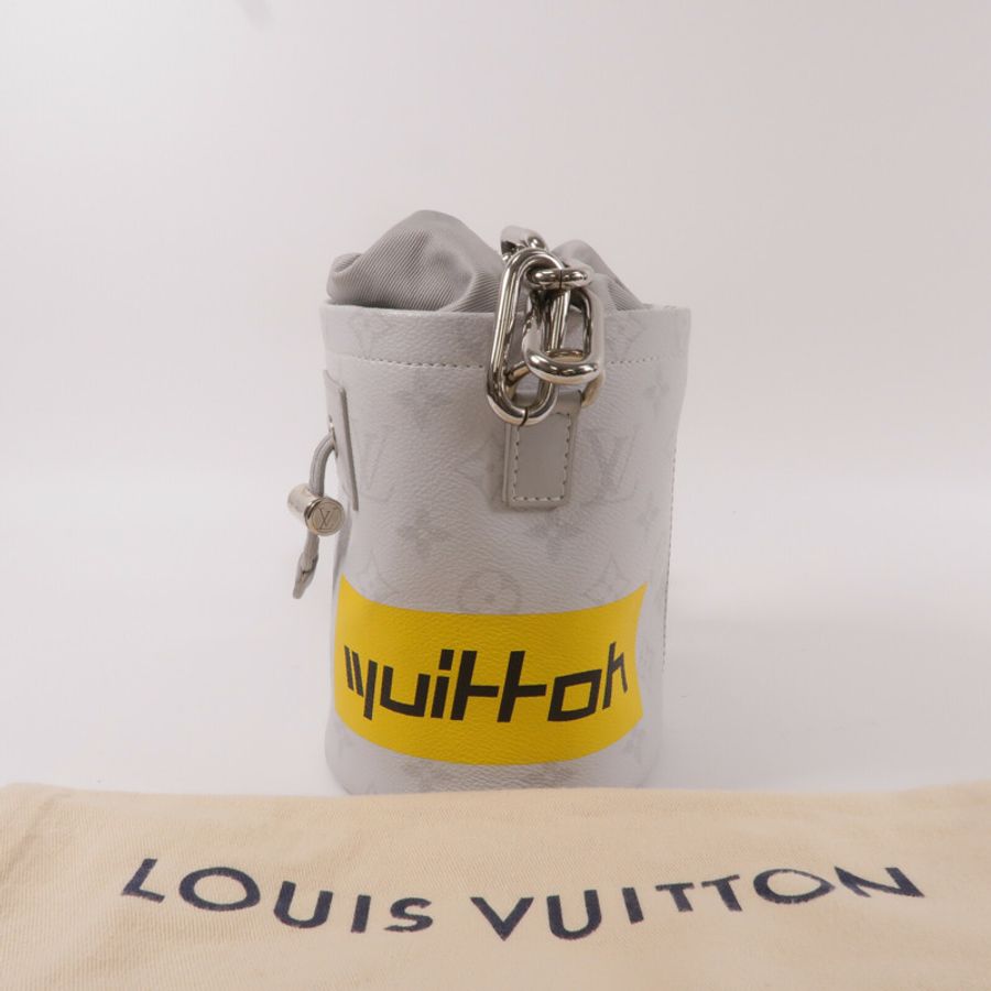 LOUIS VUITTON Monogram Chalk Nano肩背袋-9