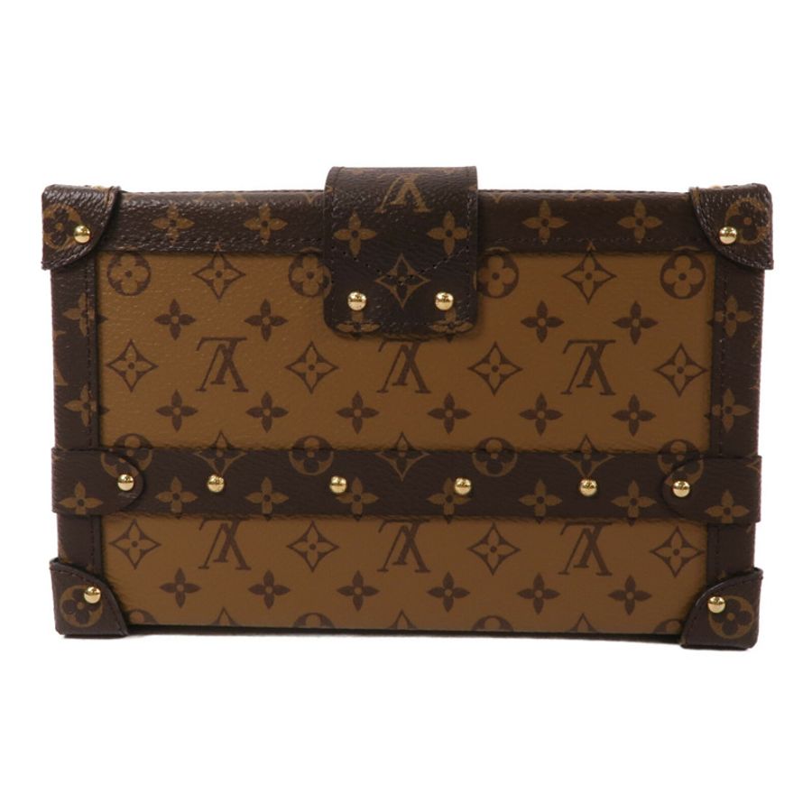 LOUIS VUITTON Monogram Reverse Petite Malle肩背袋-1