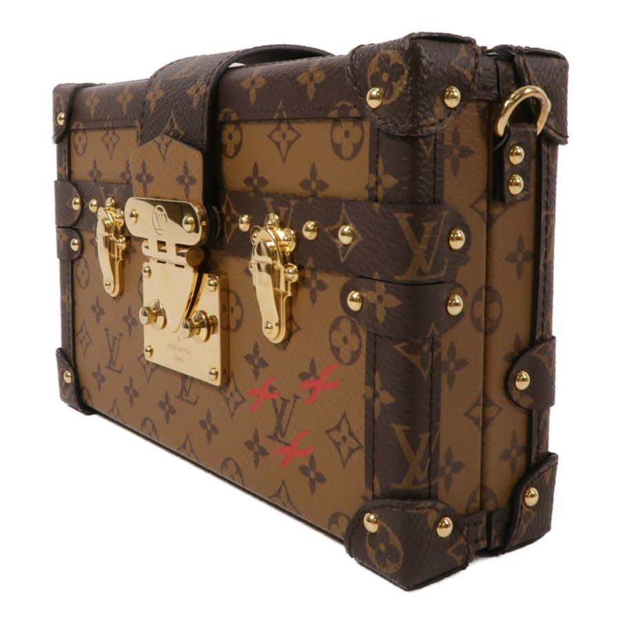 LOUIS VUITTON Monogram Reverse Petite Malle肩背袋-2