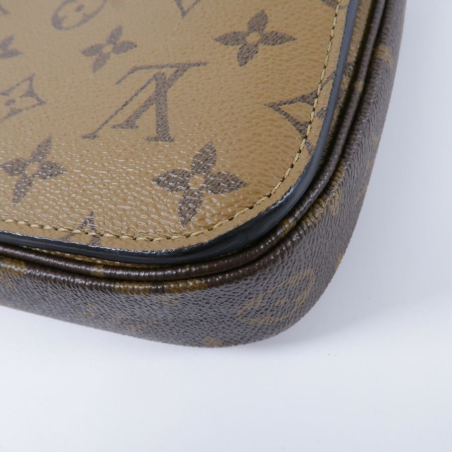 LOUIS VUITTON Monogram Reverse Pochette Metis手挽肩背兩用袋-11