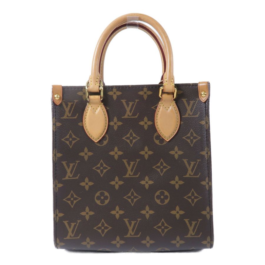 LOUIS VUITTON Monogram Sac Plat BB手挽肩背兩用袋-1