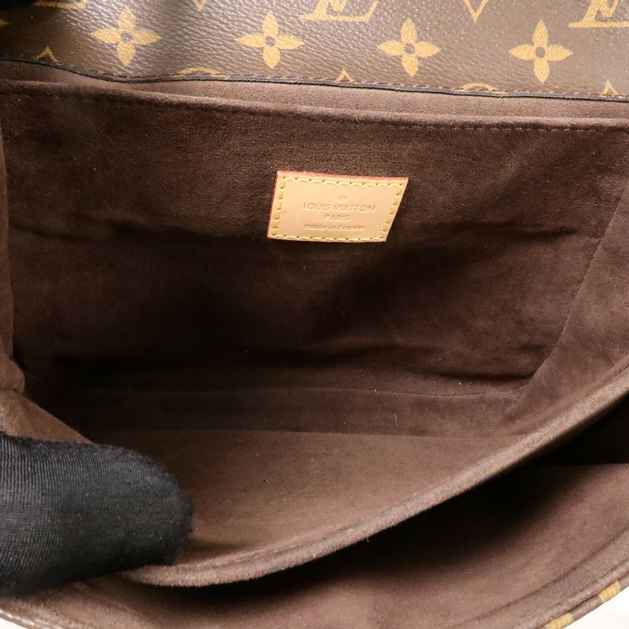 LOUIS VUITTON Monogram Pochette Metis MM金扣手挽肩背兩用袋-4