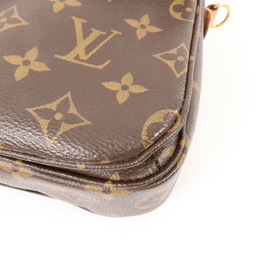 LOUIS VUITTON Monogram Pochette Metis MM金扣手挽肩背兩用袋-9