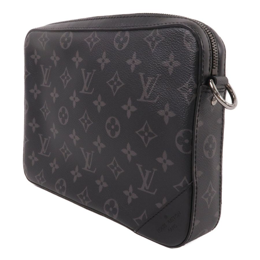 LOUIS VUITTON Monogram Eclipse Reverse Trio Messenger肩背袋-2