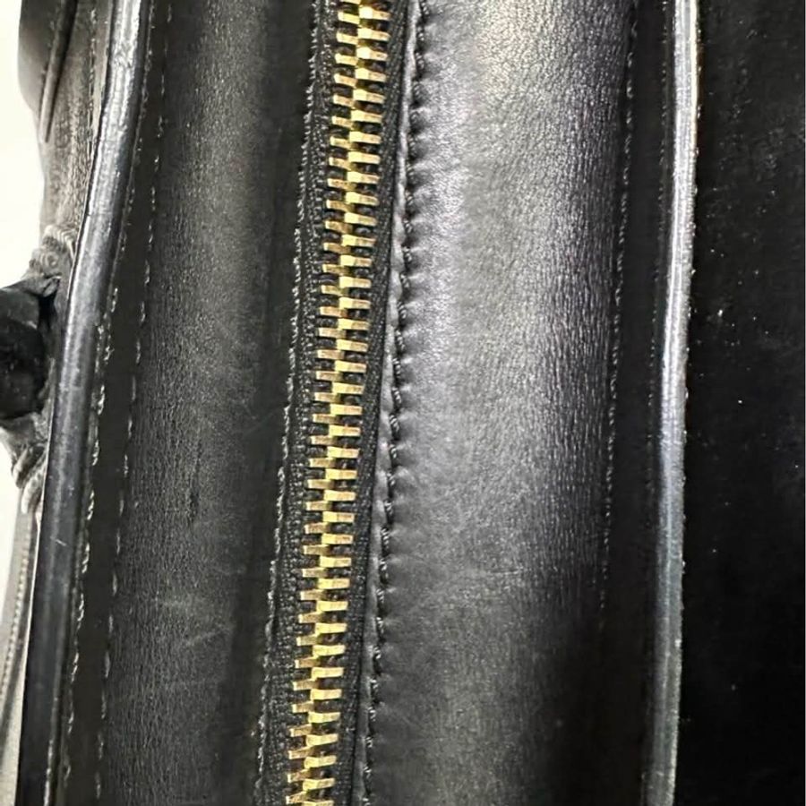 Celine賽琳 Classic Luggage經典黑色全牛皮笑臉包中號🤗-15