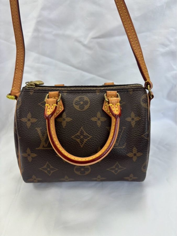 Lv/路易威登 Speedy Nano 老花塗層帆布 21年編碼~-0