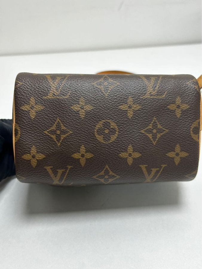 Lv/路易威登 Speedy Nano 老花塗層帆布 21年編碼~-9