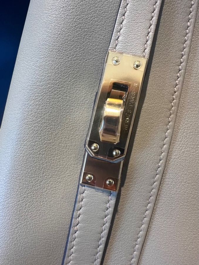 Hermes Kelly moove 馬爾法米 金扣 w刻 SWIFT皮-1