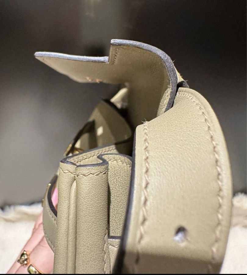 Hermes Kelly moove 馬爾法米 金扣 w刻 SWIFT皮-10