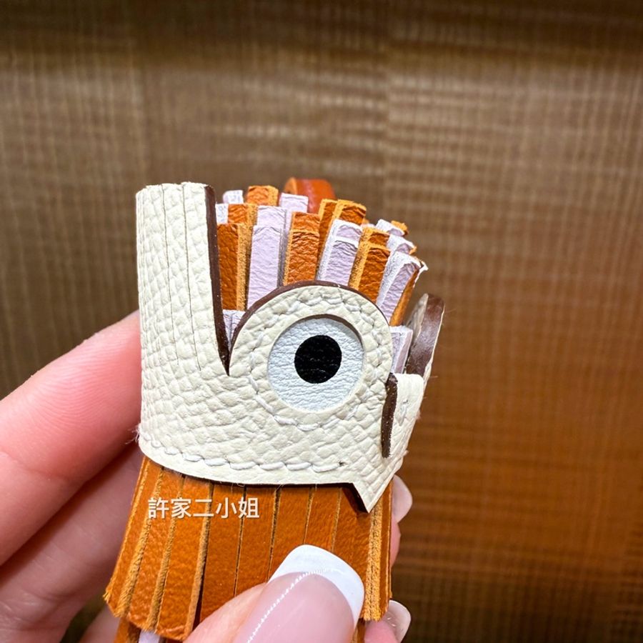 Hermes 98新閒置 貓頭鷹Chouette掛飾-7