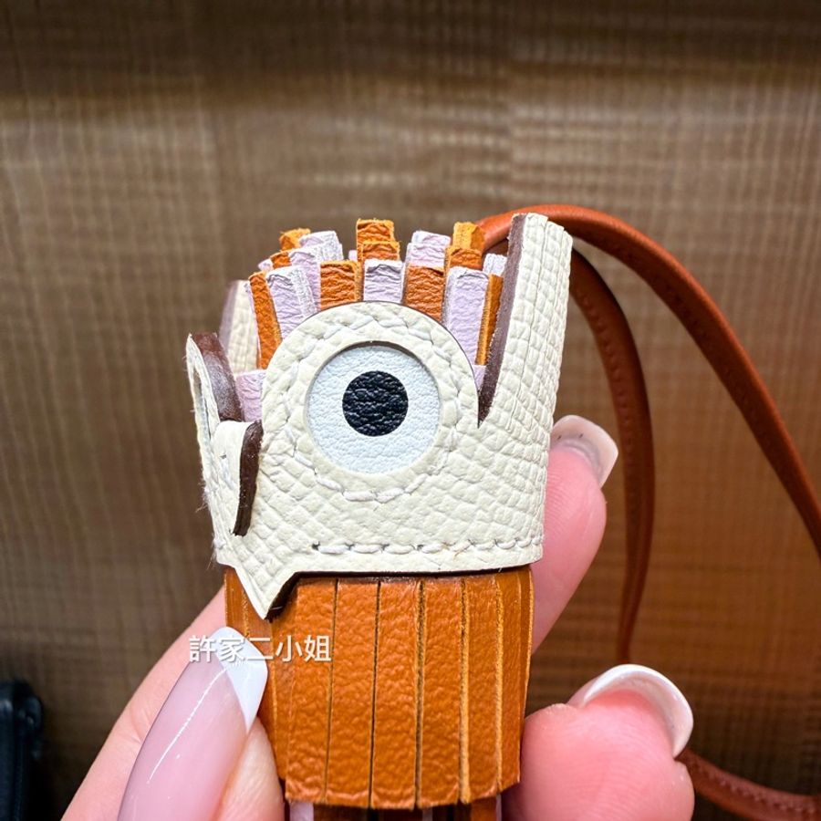 Hermes 98新閒置 貓頭鷹Chouette掛飾-8