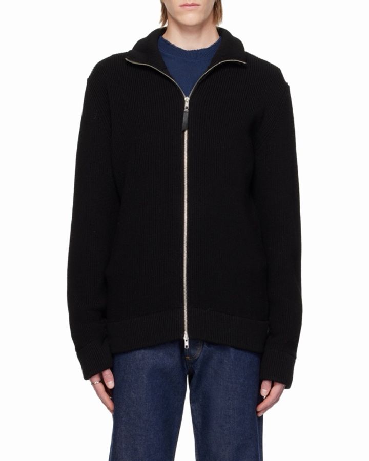 Maison Margiela 男士 拉鍊針織開衫XS S M L XL XXL碼-0