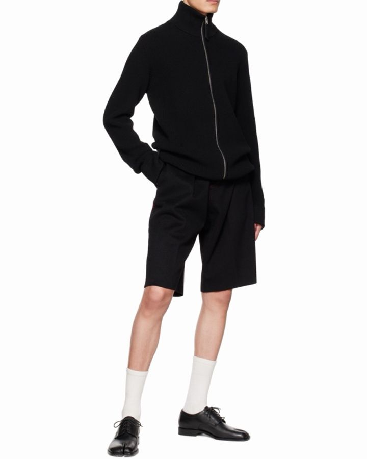 Maison Margiela 男士 拉鍊針織開衫XS S M L XL XXL碼-1