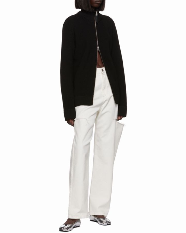Maison Margiela 男士 拉鍊針織開衫XS S M L XL XXL碼-3