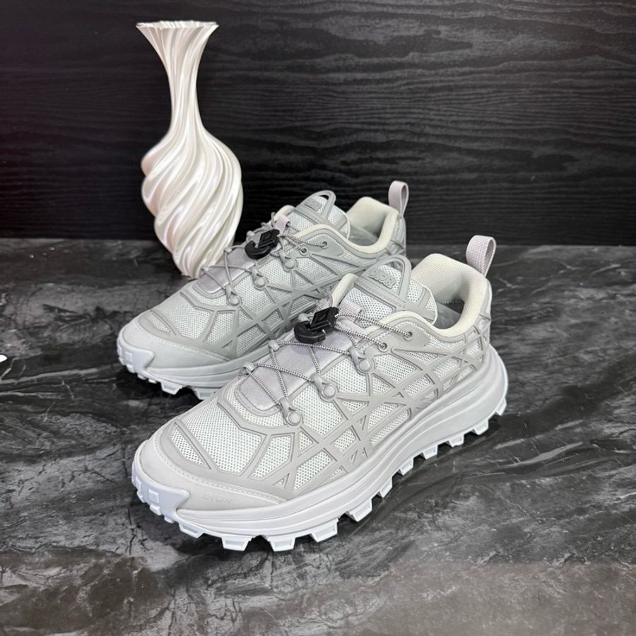 Dior 迪奧灰色B31格紋運動鞋休閒鞋 39碼 99新-0