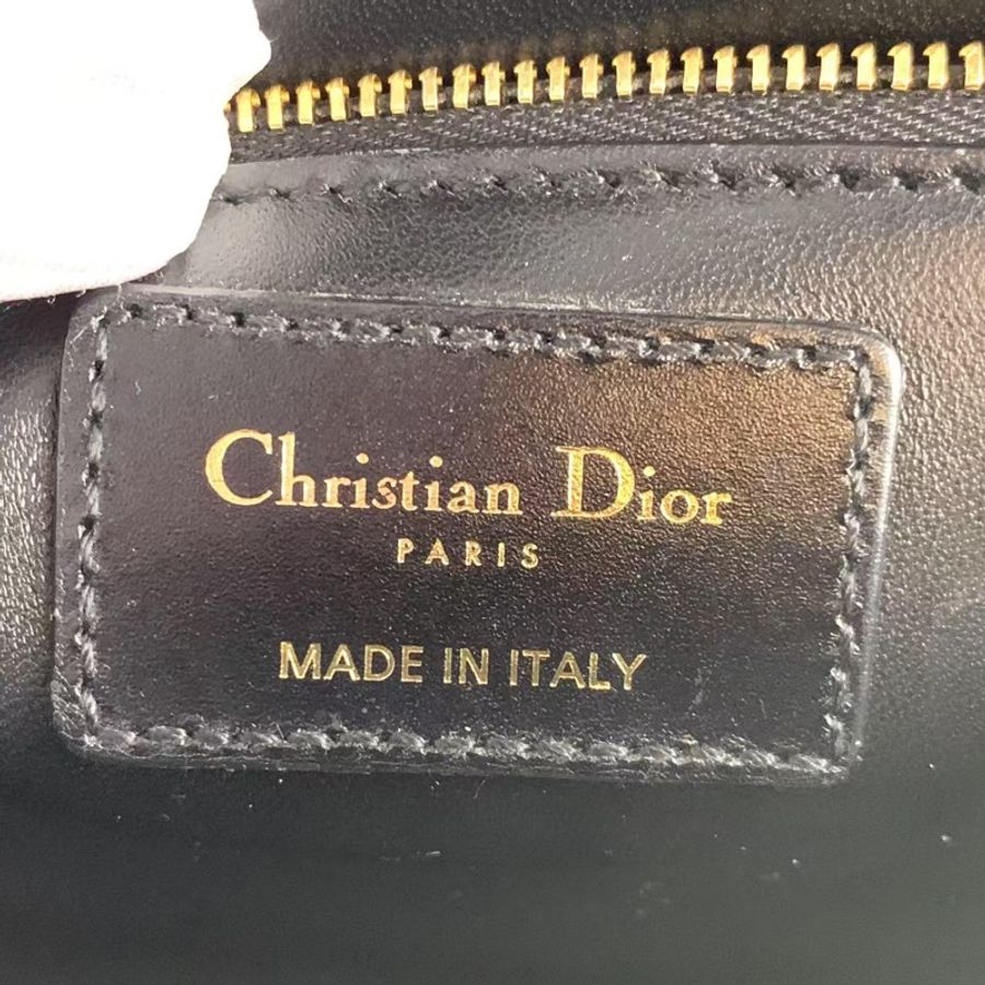 DIOR迪奧 30 Montaigne 可調節可拆卸皮質肩帶 光面牛皮革 斜挎單肩包-9