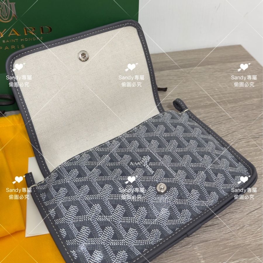 🩶Goyard 狗牙 信封包 灰色 全新全配 🩶-5