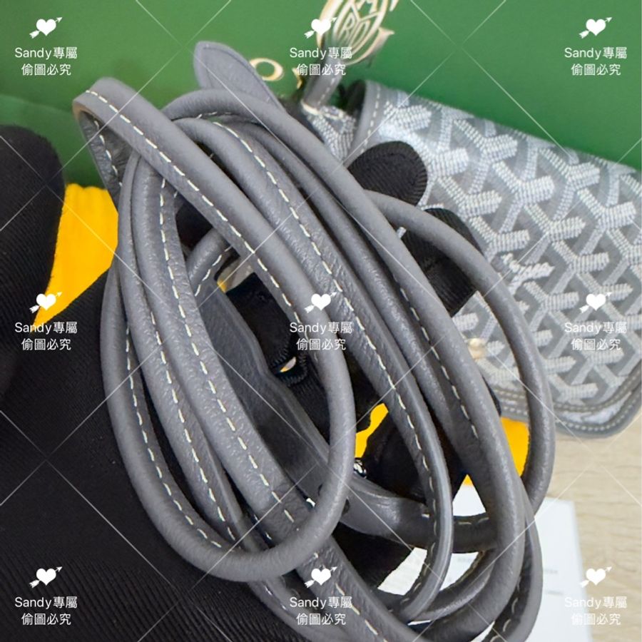🩶Goyard 狗牙 信封包 灰色 全新全配 🩶-8