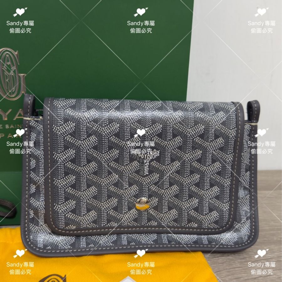 🩶Goyard 狗牙 信封包 灰色 全新全配 🩶-9