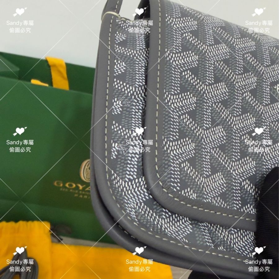 🩶Goyard 狗牙 信封包 灰色 全新全配 🩶-11