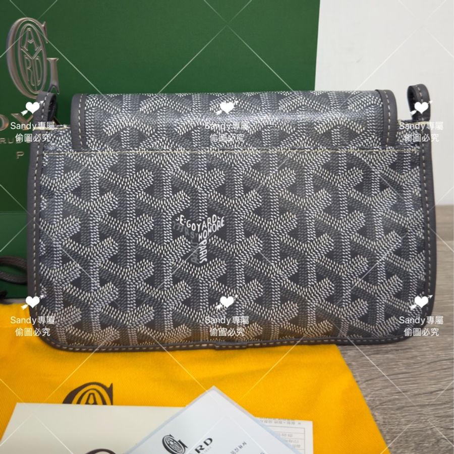 🩶Goyard 狗牙 信封包 灰色 全新全配 🩶-16