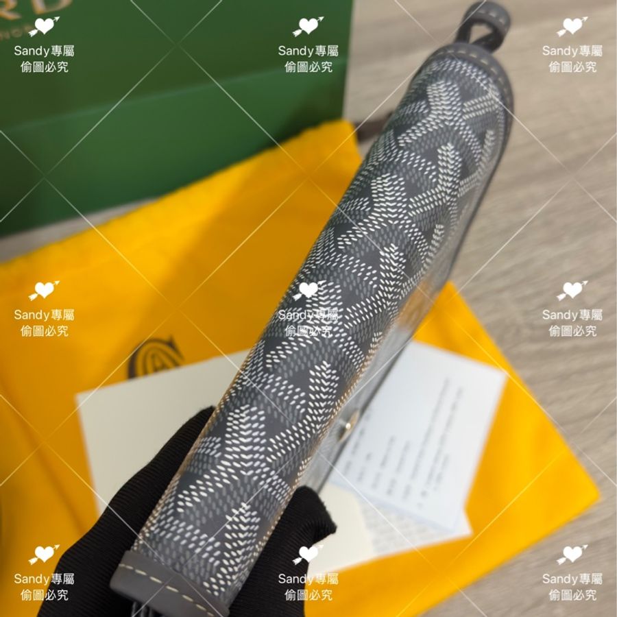 🩶Goyard 狗牙 信封包 灰色 全新全配 🩶-18