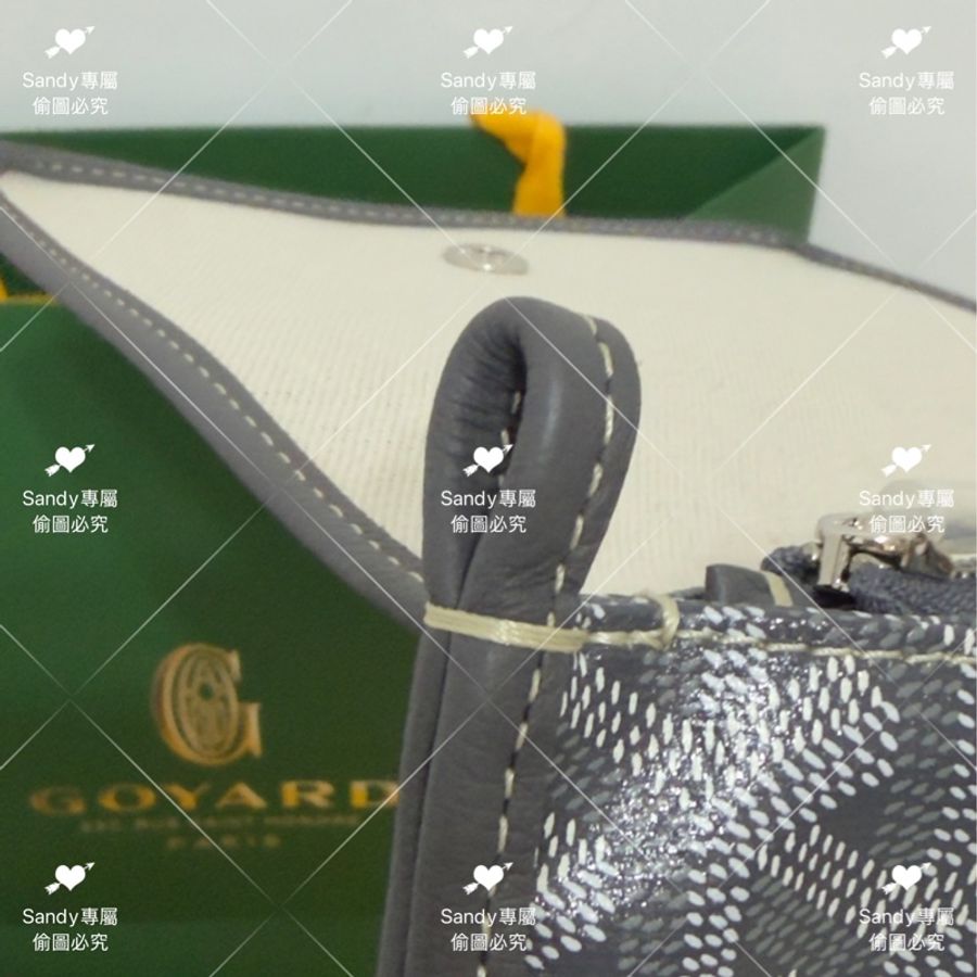 🩶Goyard 狗牙 信封包 灰色 全新全配 🩶-25