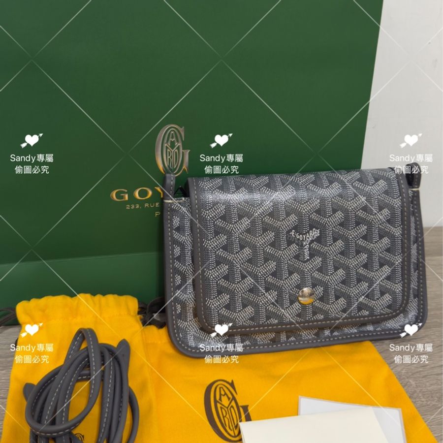 🩶Goyard 狗牙 信封包 灰色 全新全配 🩶-43