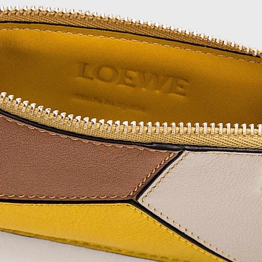 914intheair 精品代購『全新現貨』Loewe puzzle 卡夾 拼色 一字零錢包 鑰匙包-2