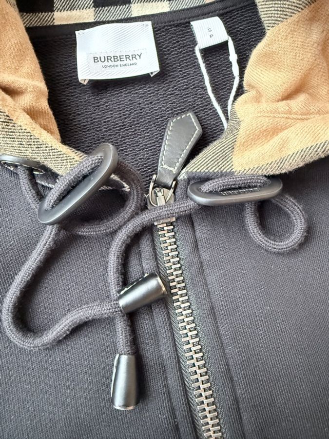 Burberry✨經典格紋連帽外套 #S-15