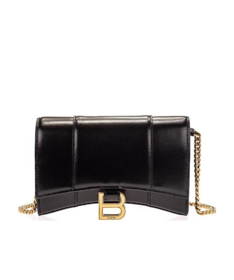 Balenciaga 女士 HOURGLASS鏈條單肩包均碼碼19.3cm*4.8cm*11.9cm-0