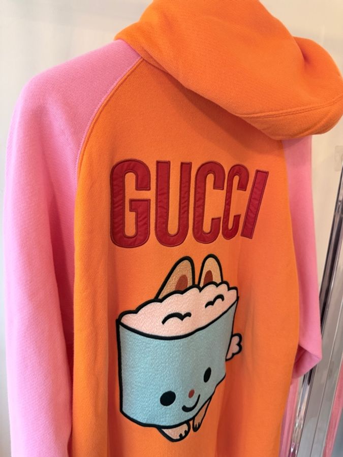 GUCCI✨ KAWAII聯名連帽可愛撞色外套 #M-3