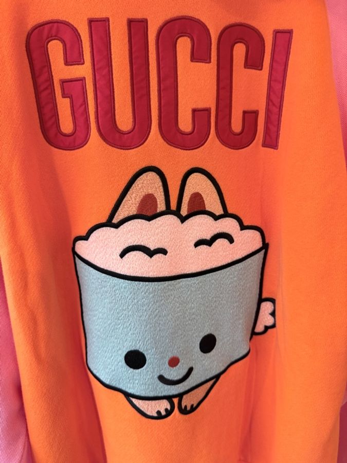 GUCCI✨ KAWAII聯名連帽可愛撞色外套 #M-10