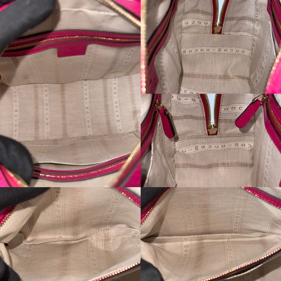 GUCCI 古馳 桃紅色DIAMANTE手提斜背2WAY包 354224-5