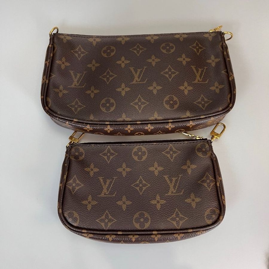 LV M44813 綠背帶老花五合一包-6