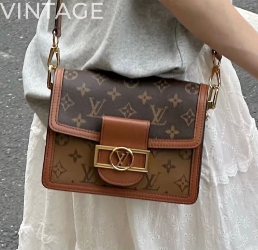 LV 路易威登 達芙妮 中號 全網最低價 99新 印花 單肩包-0