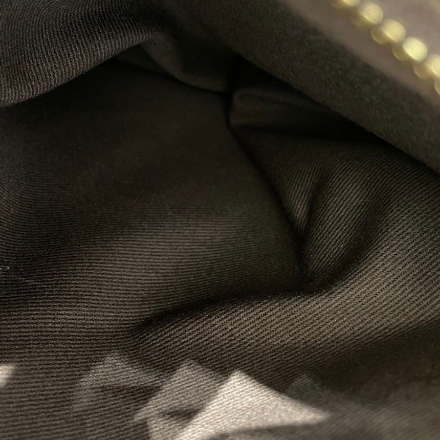 CELINE 思琳 Macadamia 手提包 PVC帆布 棕色 金釦-11