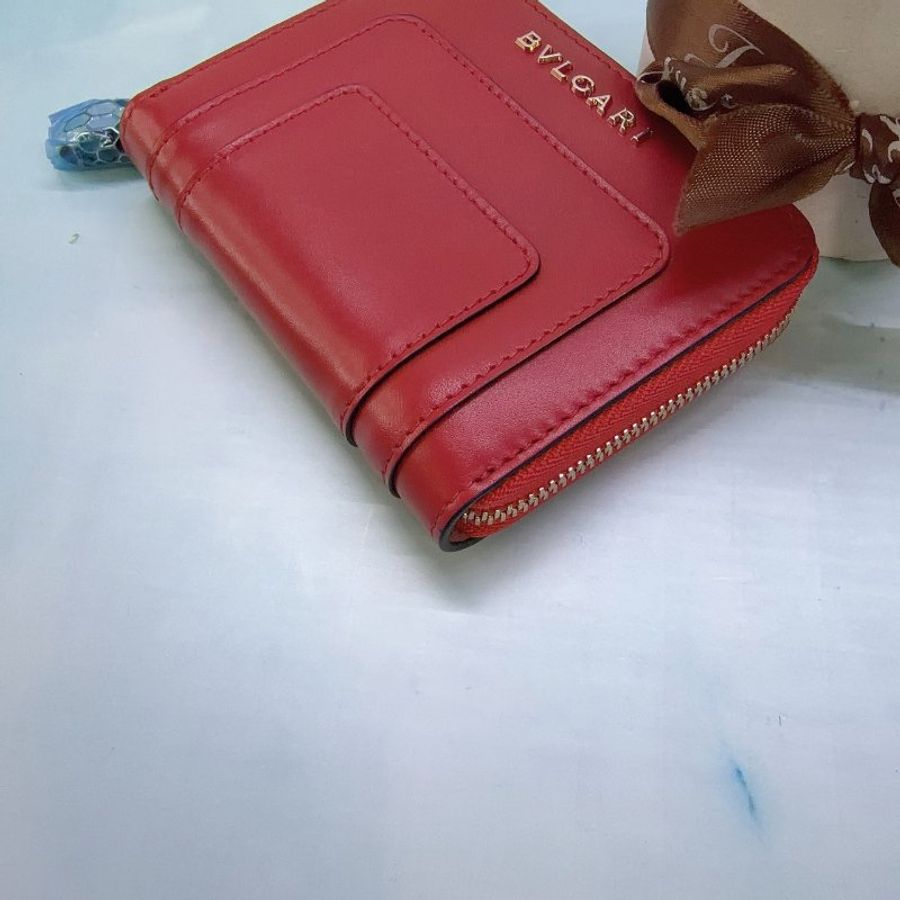 BVLGARI Serpenti蛇頭拉鍊零錢包-6