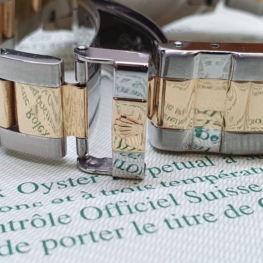 【大眾名錶】ROLEX 勞力士168623 Yacht-Master 中型款 遊艇名仕 黃K金錶圈 灰色面盤 錶徑35mm 自動上鍊 B1391-8